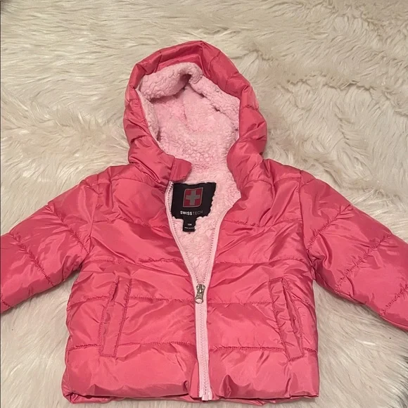 Swiss Tech Pink Hooded Jacket - Picture 1 of 1